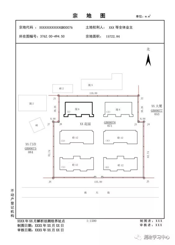 不动产宗地图编制要求