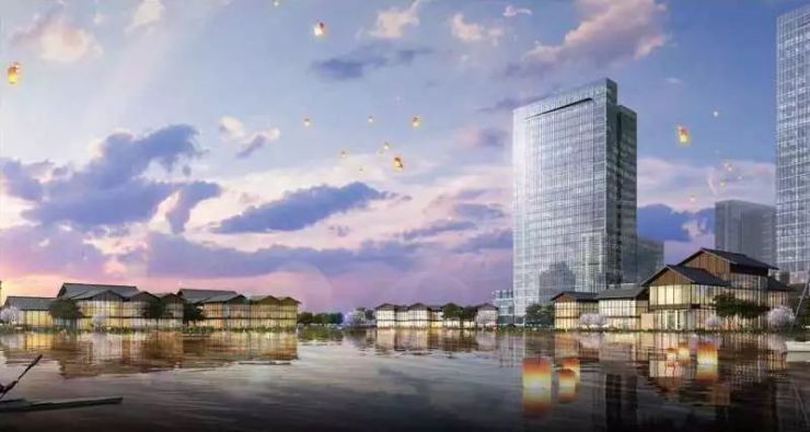 松江建设滨湖新城上海松江南部新城华阳湖周边地区城市设计