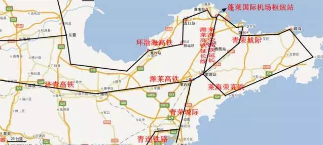 时速350km/h,环渤海潍烟高铁开工在即!增设6个高铁站