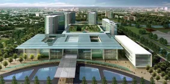 东方肝胆外科医院(安亭院区)规划效果图