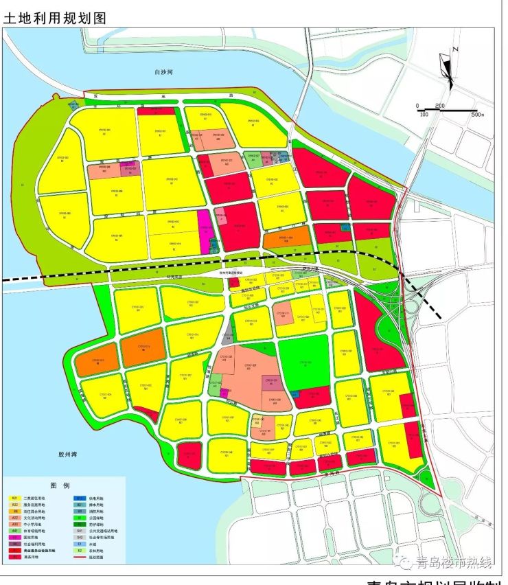 20日,青岛市规划局正式公布了城阳剩余几个街道的详细控规,加上之前