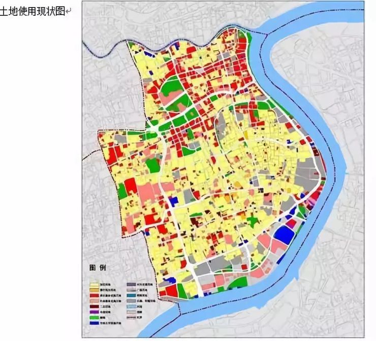 武汉与上海黄浦区的土地规划图,容积率早就规定好