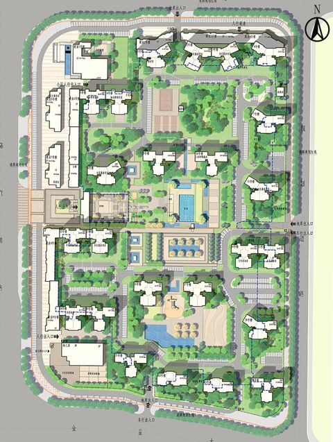 新时代中西合璧式建筑:保利台山中央公馆 | 地产设计大奖·中国优秀奖