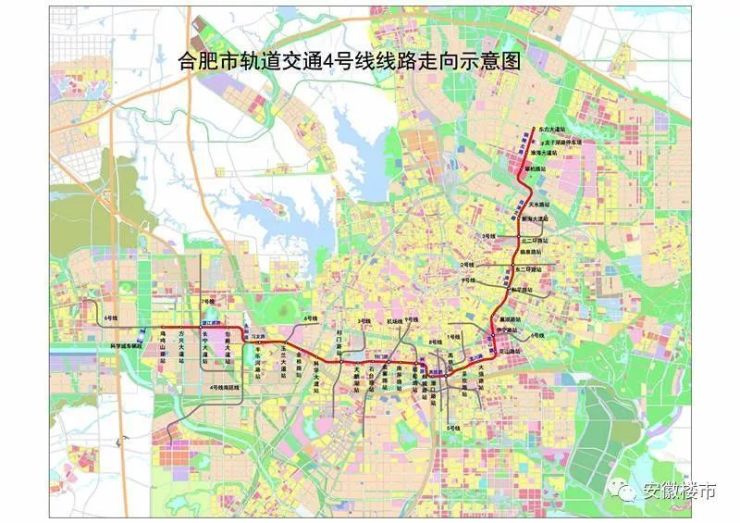 合肥地铁最新规划疑曝光8号线途经北城世纪城肥西未来有5条