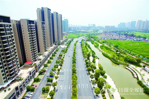 三水新城,北江新区,西南老城区共同构建起城市三水"强中心".