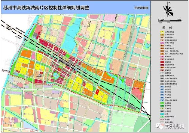 苏州高铁新城南片区规划调整,将新增初中,幼儿园!