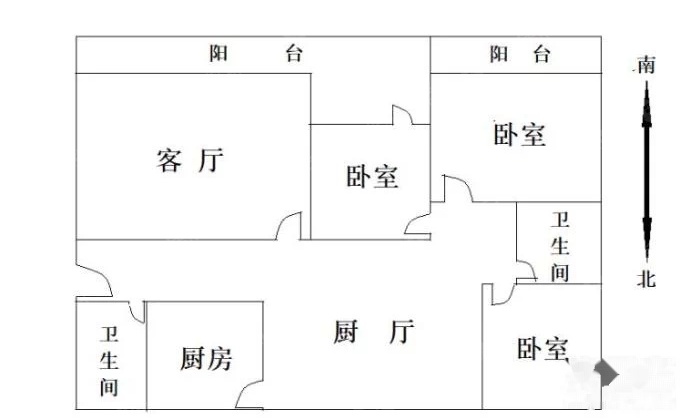 景岳公寓 经典三室 南北通透 精装修 可贷款