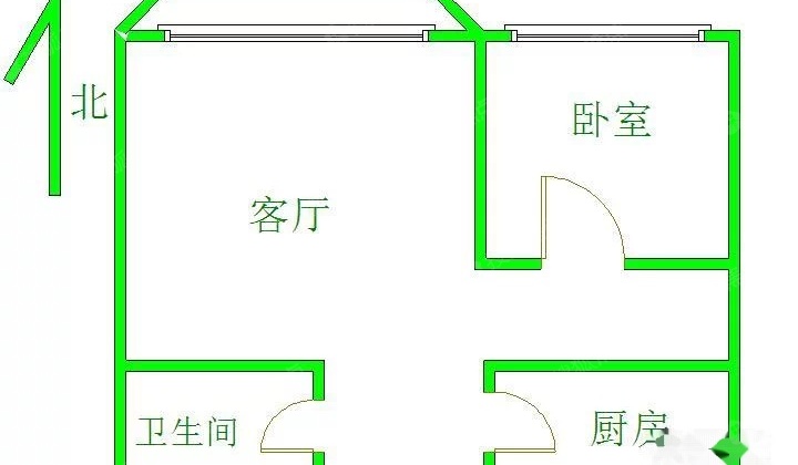 紧邻西四环 常青园北里小区 超规整一居室 换房急售