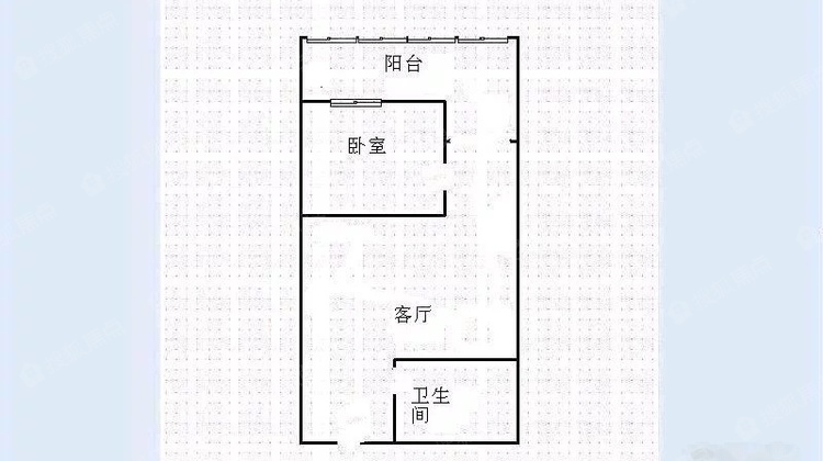单间配套平面图