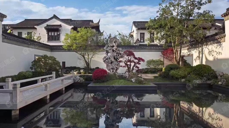 融创桃花源别墅+中式庭院风+前滩辐射区+室层高6米+一手