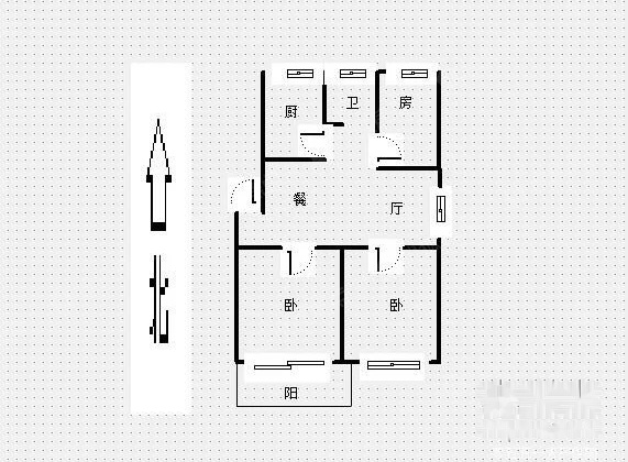 琥珀东村三楼东边户两室朝南一室朝北客厅朝东采光无忧小区中心