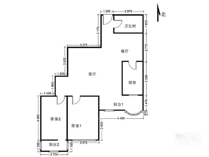 满庭芳园 双南大两居室 户型好 可改成3居