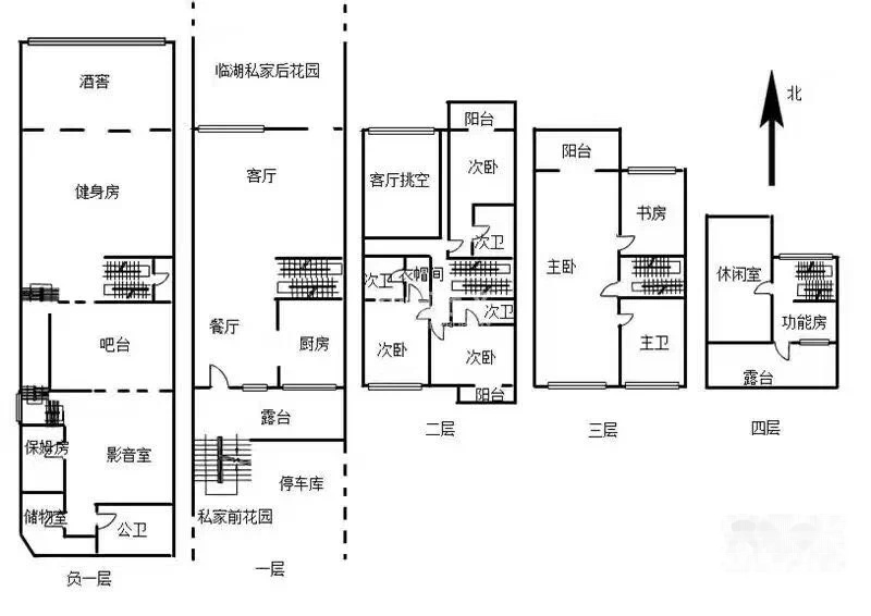 水榭花都临湖别墅 赠送高 实用800平 全新毛坯 前后大花园