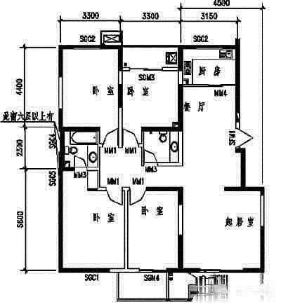 紫薇田园都市a区 四室 采光美 全明户型 带高新6小