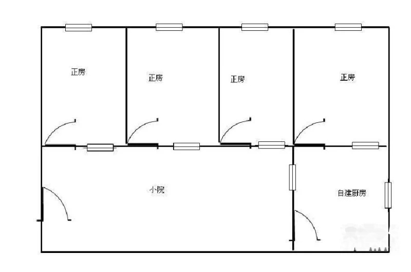 z售安定门附近新翻建平房两间此房无任何纠纷随时看房