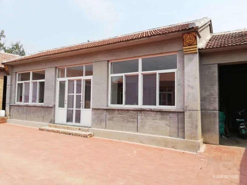 急售河西务新建平房大5间,对面6间厢房超大院子,宽阔街道