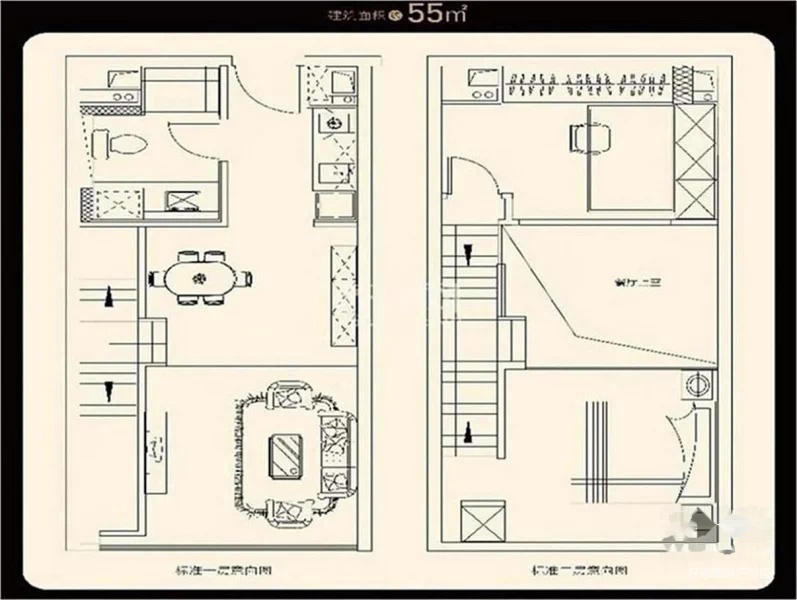 龙川路 融侨观澜 精装修挑高4.5米复式loft公寓 地铁口