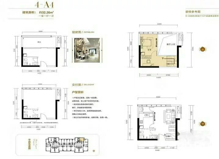 五一广场商圈华远华时代 双地铁口精装复式公寓 天然气入户免拥