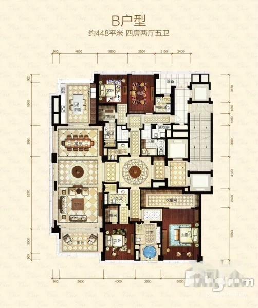大杭州大平层 杭州武林门景观房 落地窗彰显品质 随时