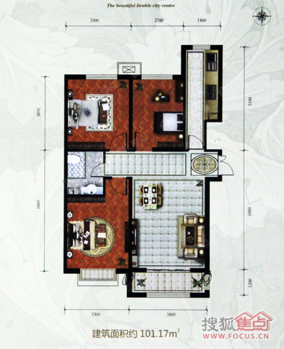 建投御河新城御河新城 三室两厅一卫户型_建投御河新城户型图-沧州