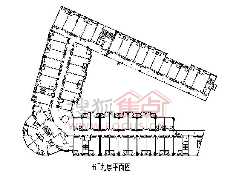 名汇广场a五-九层平面图_名汇广场户型图-福州搜狐焦点网