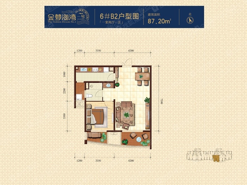 金梦海湾1号b2_金梦海湾1号户型图-秦皇岛搜狐焦点网