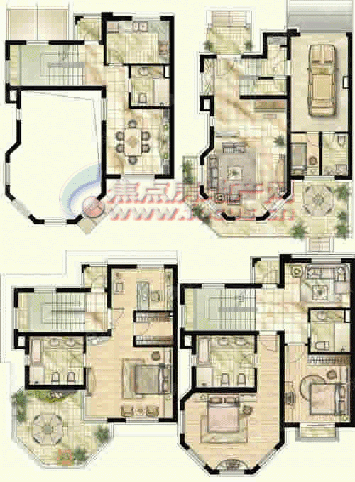 欧香名邸别墅3_欧香名邸户型图-上海搜狐焦点网