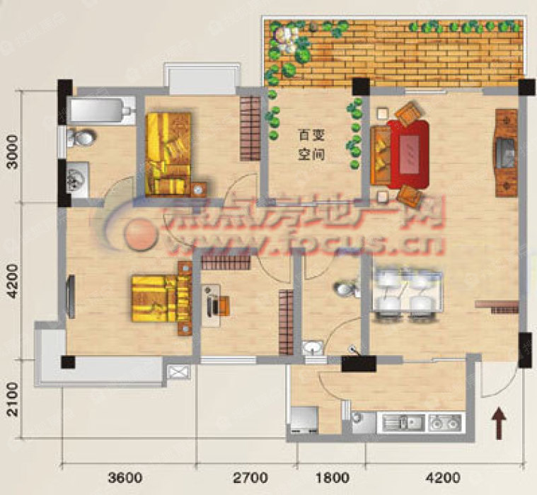 鸿阁一号5a_鸿阁一号户型图-成都搜狐焦点网