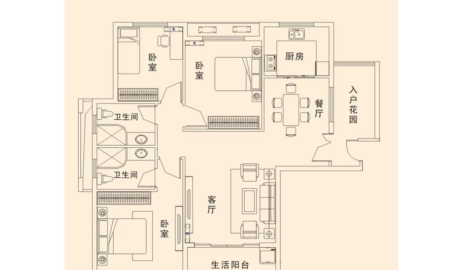 18㎡_锦绣公馆户型图-郑州搜狐焦点网