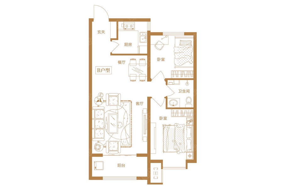 泰华·未来城e区1#b_泰华·未来城户型图-衡水搜狐