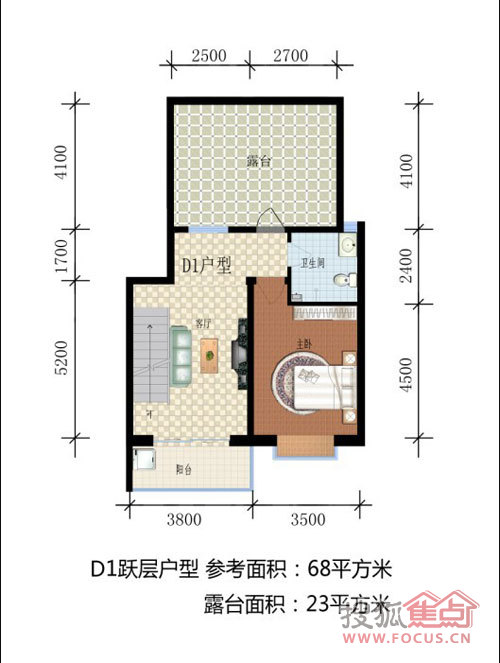 家和苑家和苑 68平d1跃层_家和苑户型图-石家庄搜狐