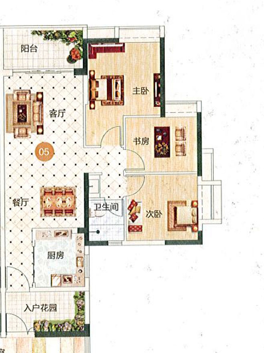 越秀滨海御城5栋05_越秀滨海御城户型图-广州搜狐焦点