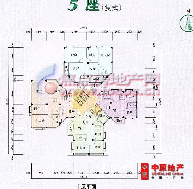 东晖花园东晖花园朝阳居5座复式十层平面_东晖花园户型图-广州搜狐