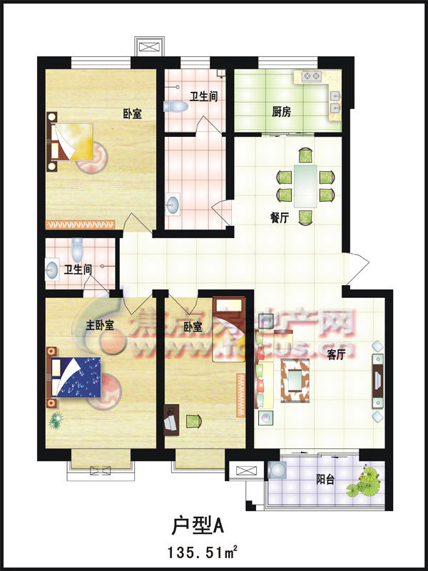 51 a_盛景华庭户型图-石家庄搜狐焦点网