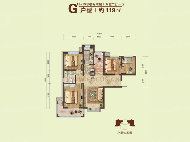 翠岛天成g_翠岛天成户型图-秦皇岛搜狐焦点网