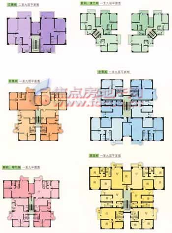 米兰苑平面结构图_米兰苑户型图-广州搜狐焦点网