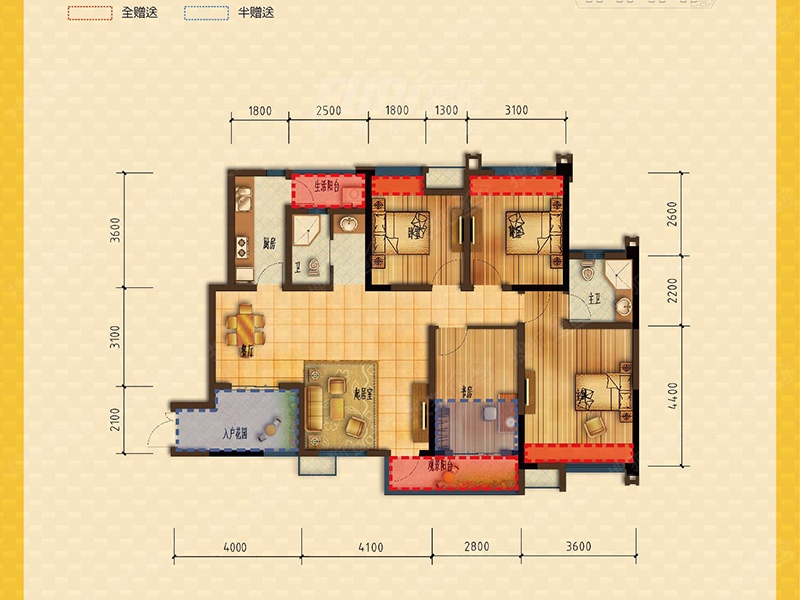 天立世纪华府d-4_天立世纪华府户型图-成都搜狐焦点网