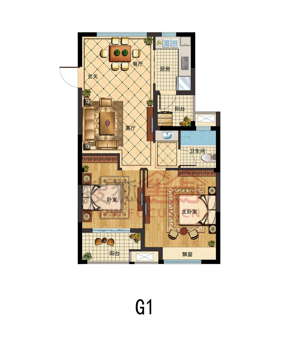 保亿风景晨园g1_保亿风景晨园户型图-杭州搜狐焦点网