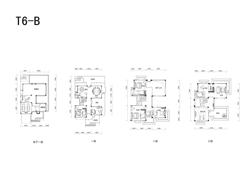 大唐印象云海湾|雍景台t6-b户型图_大唐印象户型图