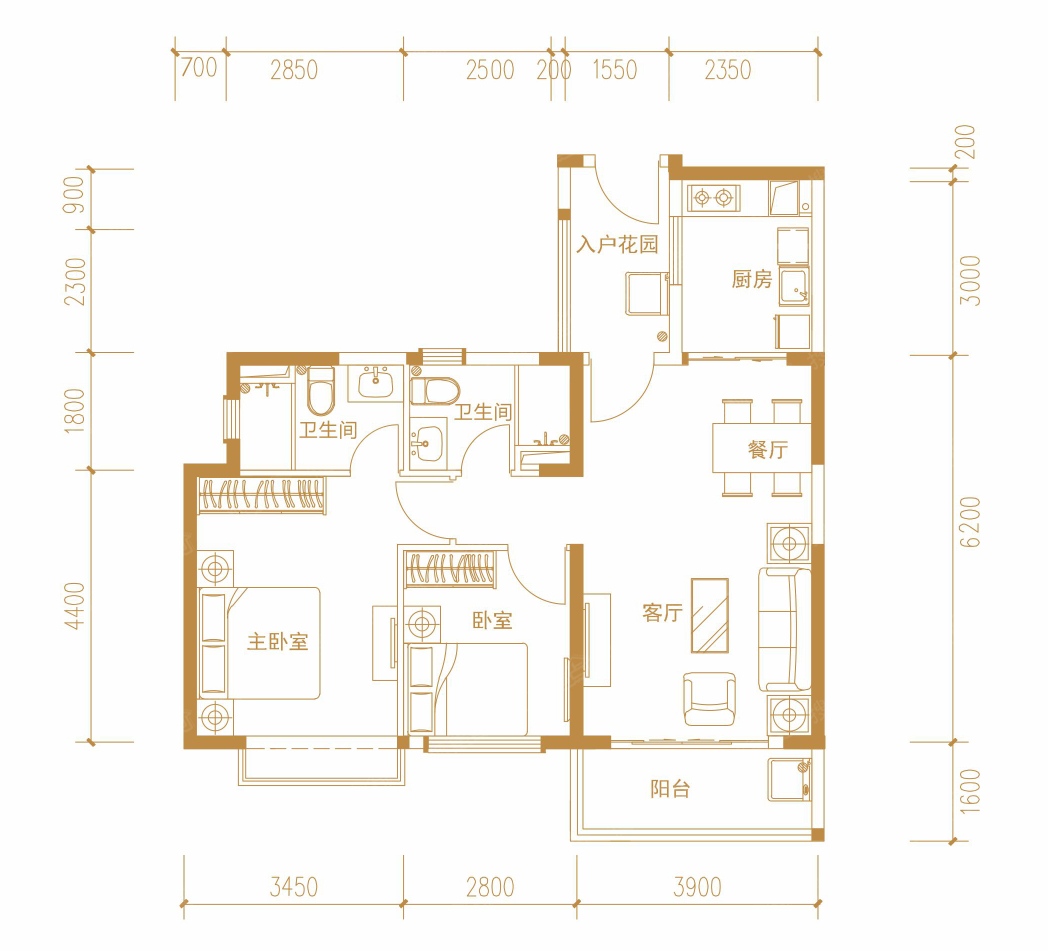 恒大新城26号楼6_恒大新城户型图-成都搜狐焦点网