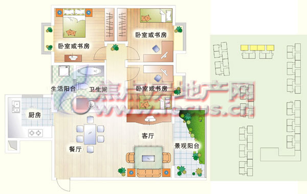 金都苑b1型_金都苑户型图-成都搜狐焦点网