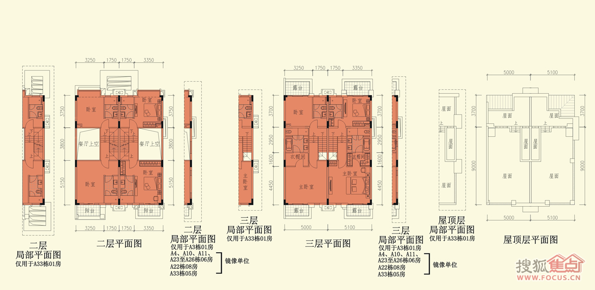 联排户型图