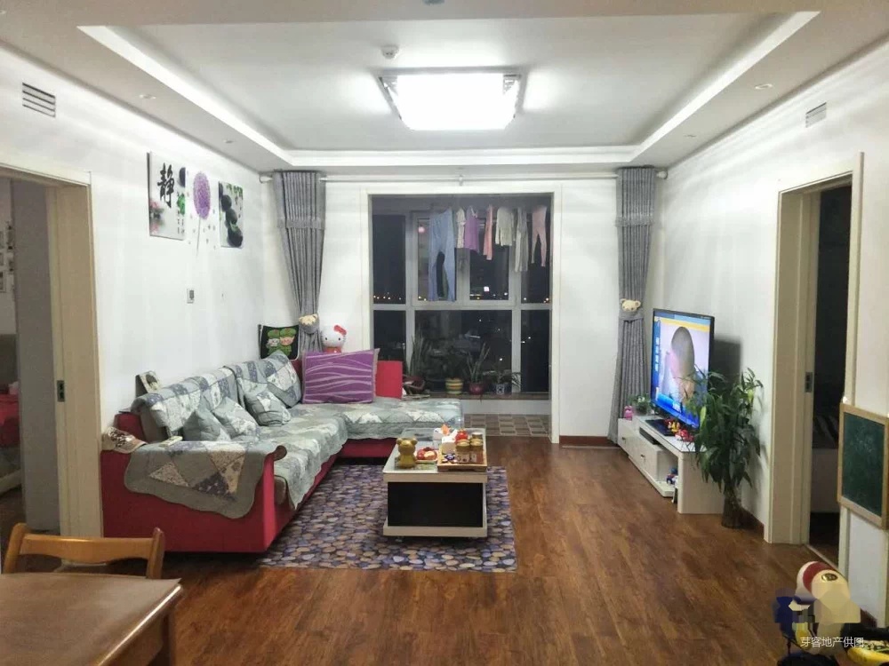 富水一方三室 高科技商品房 前后无遮挡 真实室内图