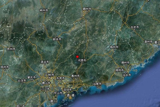 河源地震? 广州深圳河源东莞梅州有震感2012年2月16日2时34分4.8级地震,震源深度13千米 河源地震多地有感 震中距广州约160公里