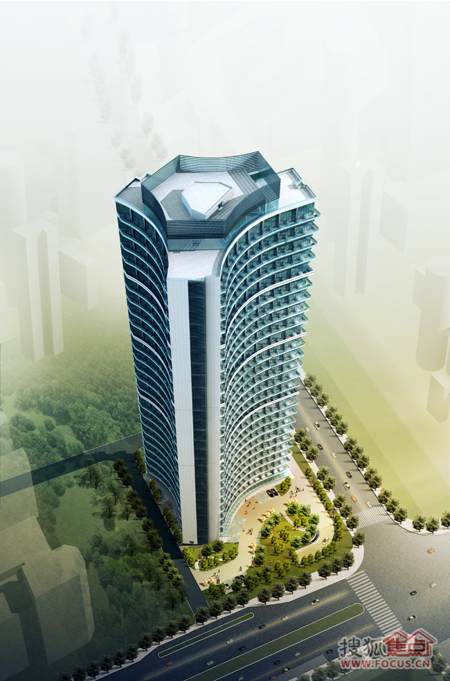 君尚金座鸟瞰图