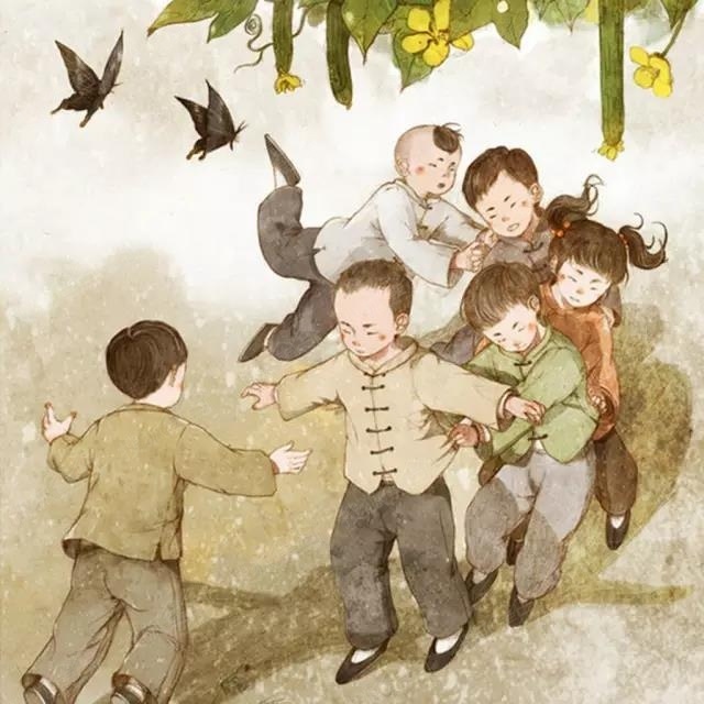 但我们有一个同样纯真难忘的童年