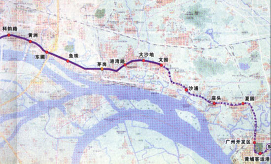 广州地铁五号线详细地图(图)。难得之作!