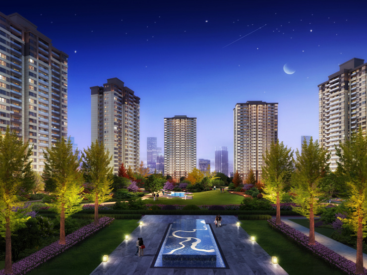 (中铁新万国城效果图)