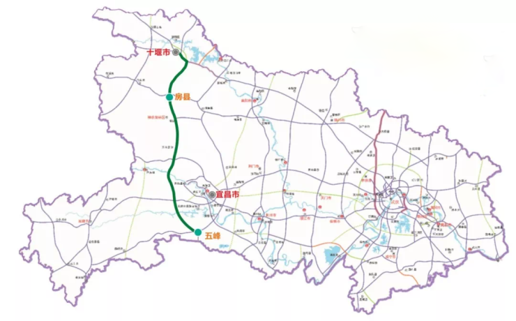 陕西合凤高速路线图图片
