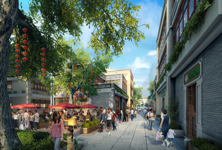 古建商业街设计案例效果图_装修攻略-北京搜狐焦点家居